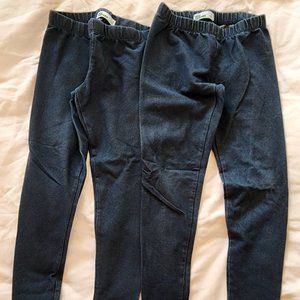 Epic Threads Set of 2 Pairs of Denim Look Leggings Size S